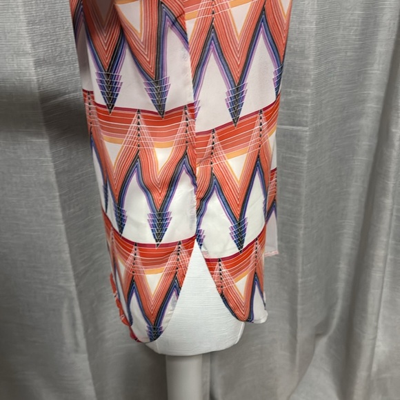 Boutique Style Blouse-3/4 Sleeve-V Neck Detail-Sz XS-PopOver Style-Polyester-EUC - Picture 7 of 14